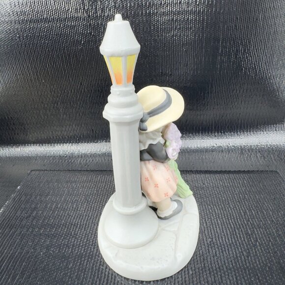 Enesco Kim Anderson Ceramic Figurine I Believe In You Lavender Is Positive 1998 - Picture 9 of 11